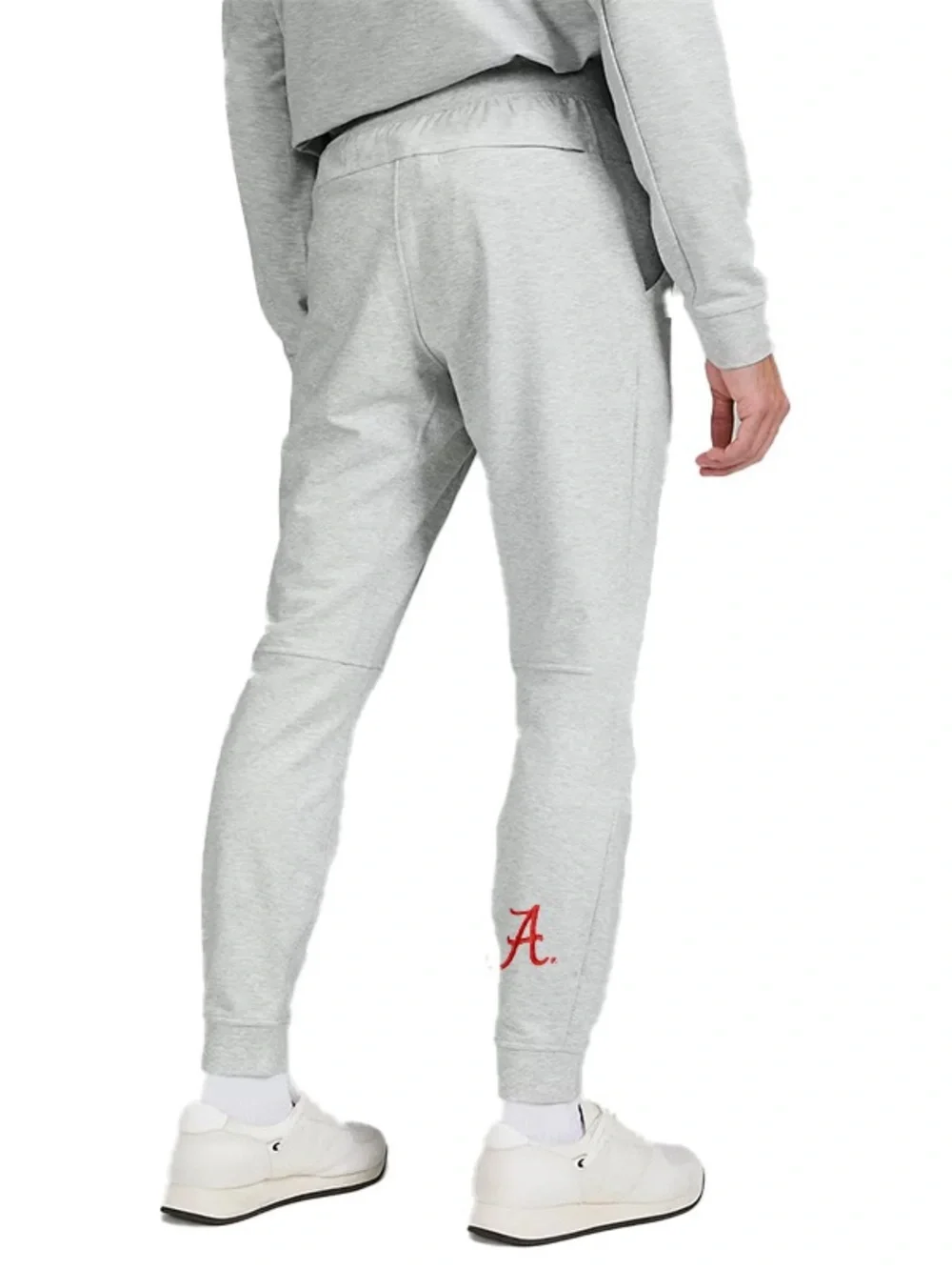 Lululemon GRAY  ALABAMA SCRIPT A ON BACK CALF CITY SWEAT JOGGER MENS SIZE SMALL